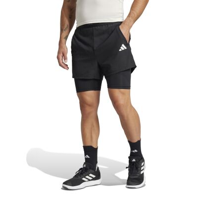 ADİDAS GYM+ 2in1 SHORT ERKEK TAYTLI ŞORT JE5665 - 2