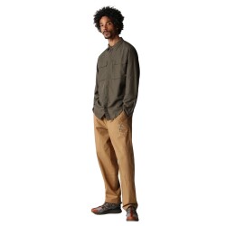 THE NORTH FACE M L/S SEQUOIA SHIRT ERKEK GÖMLEK NF0A4T1821L1 BOZ KAHVERENGİ