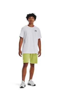 UA M LOGO EMB HEAVYWEIGHT SS ERKEK TİŞÖRT 1373997 - 2