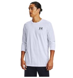 UA SPORTSTYLE LEFT CHEST LS ERKEK SWEATSHIRT 1329585 - UNDER ARMOUR
